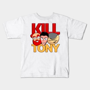 Kill Tony Characters South Park Style (White) Kids T-Shirt